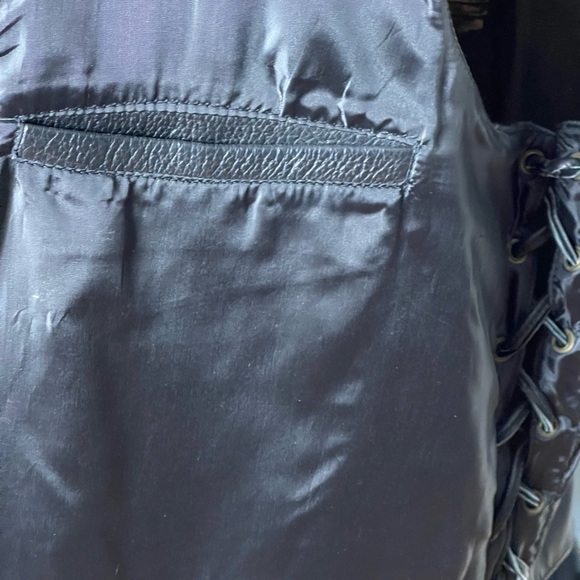 Live To Ride Genuine Leather Biker Motorcycle Vest - Picture 6 of 6